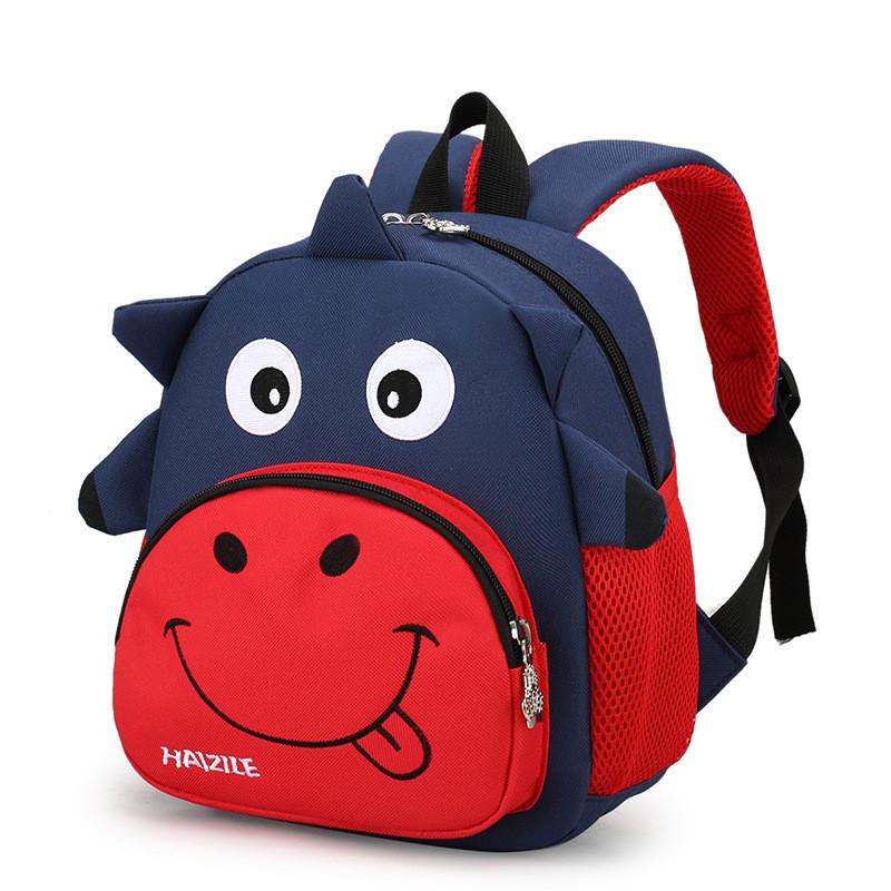 Cute Cartoon Nylon Kids Backpack For Ages 3-7 Breathable And Durable Design