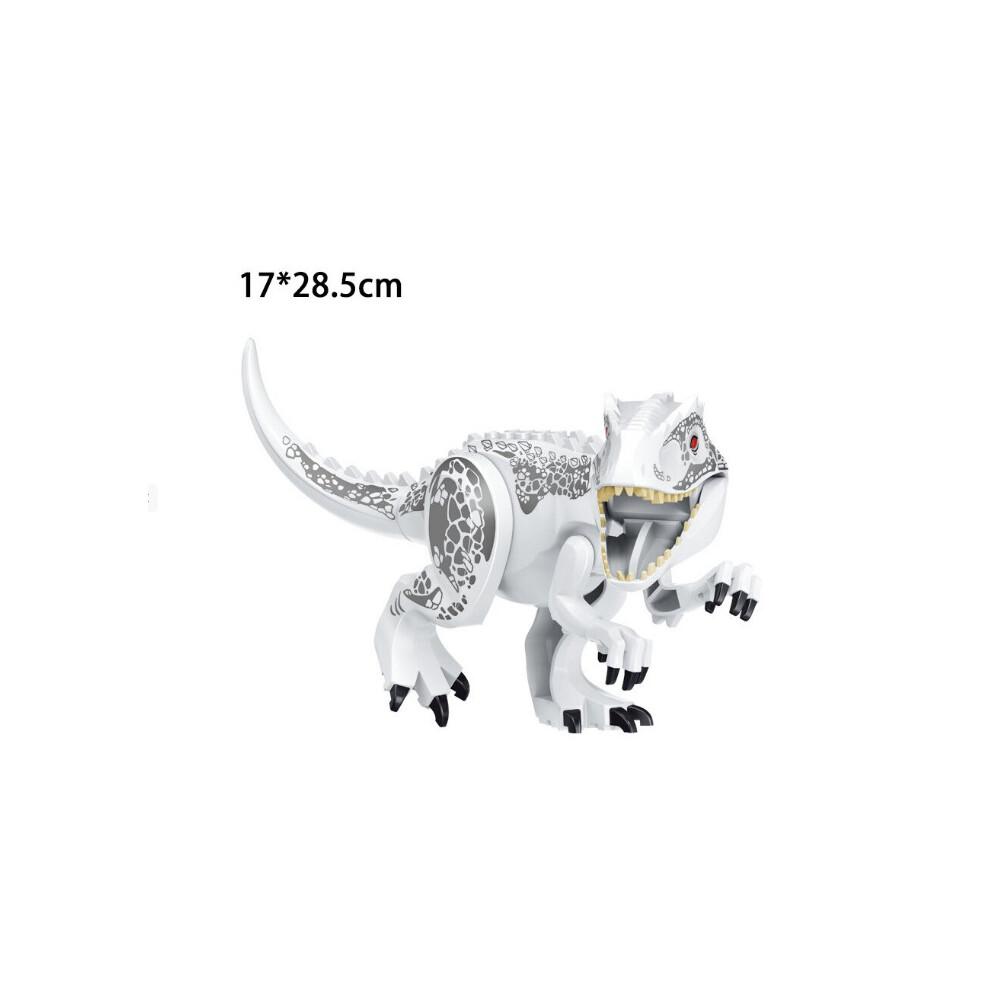 12 PEÇAS Blocos de Construção de Dinossauros Jurássicos Quebra-Cabeça de Partículas Grandes Desmontagem Animal Rex Tiranossauro Rex Tourossauro Compatível com Lego