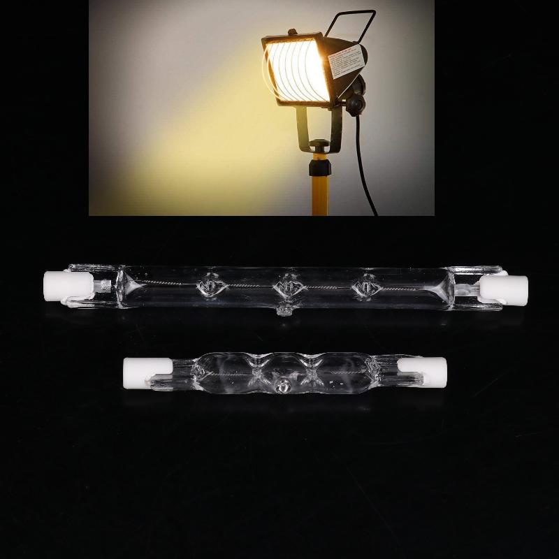 1 Piece J Type Halogen Light Bulb 360° Beam Angle R7S Halogen Linear Light Bulb For Ceiling Cabinet And Desk Construction Lights