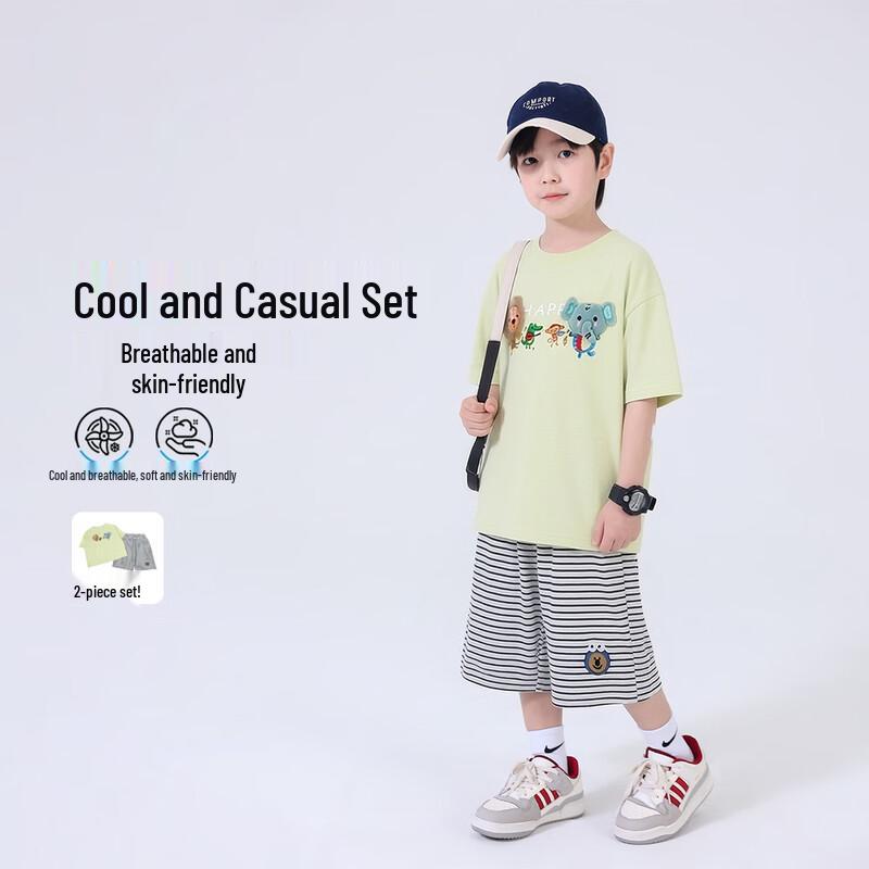 Boys  Summer Short-Sleeved Two-Piece Set 160