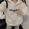 Couple's Autumn And Winter Fashionable Casual Loose And Plush Thick Hoodie