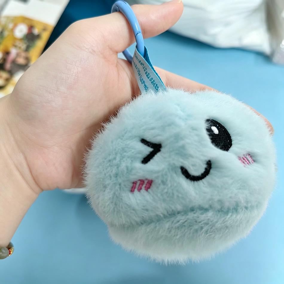 Baby Dumpling Plush Keychain Women Bag Car Key Chain Pendant Decoration Keychain Plush Ball Keychain Plush Ball Toy For Kid Gift