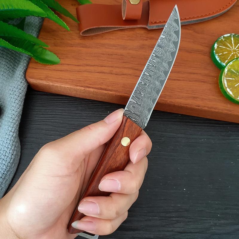 Damaskus Muster Edelstahl Küche Obstmesser Ausbeinmesser Hackmesser Gemüsemesser Cutter