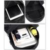Waterproof Men Women Backpack Laptop Travel School Bag with USB Charging Port