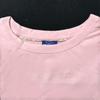 BURBERRY BLUE LABEL short sleeve knit mini dress S-M 36 pink wool Japan(USED)