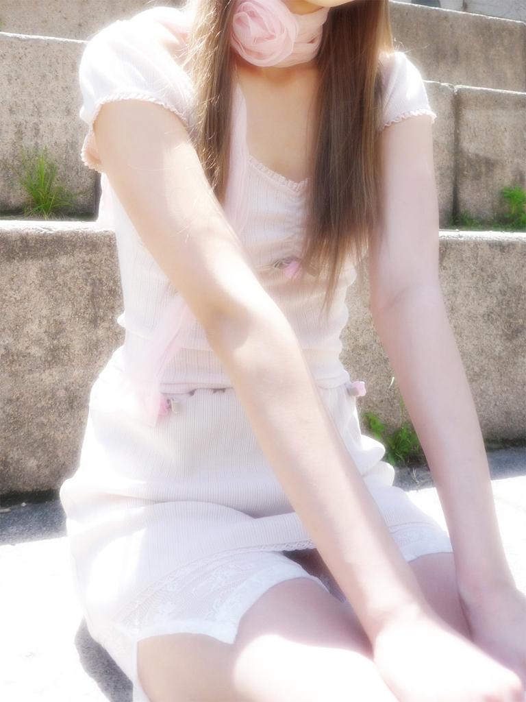 Hety Pure Rose Cotton Skirt (Apricot)