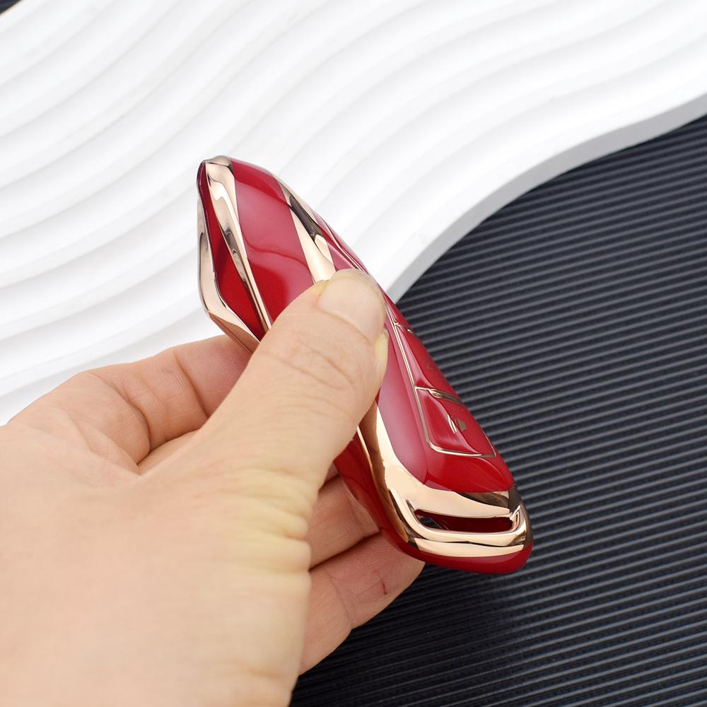 5 Buttons Tpu Car Remote Key Case Cover For Ford Fusion F-150 Edge Explorer Mustang Lincoln MKZ MKC Platinum 2016 F150 Lariat