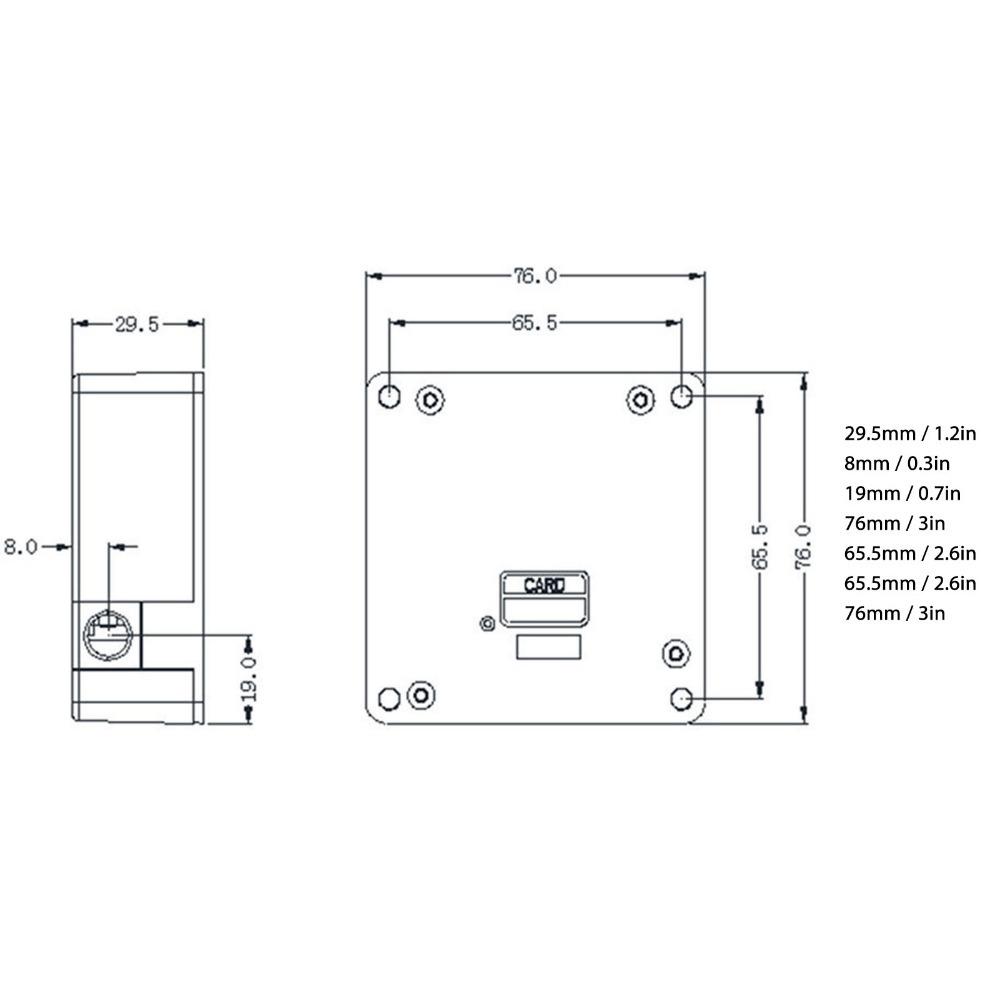 Digital Keypad Drawer Lock ABS Smart Cabinet Lock Safety Electronic Cabinet Lock  Pantry