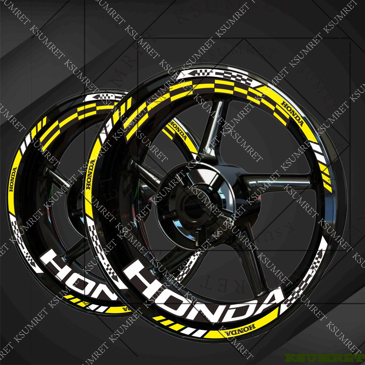 

Вінілова наклейка на колесо Honda, наклейка на диск мотоцикла