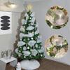 10Yards 26CM Christmas Tree Gauze Mesh Tulle Roll Gold Silver Christmas Bow Mesh DIY Xmas Tree Ribbon Decoration Gift Wrapping