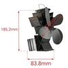 Auto Running Fireplaces Blower Auto Adjusts Speed Base On Temperature High Efficiency Air Circulations 172mm Fan