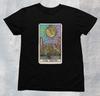 Psychedelic Tarot Card - The Moon - T Shirt - %100 Cotton Unisex T-Shirt