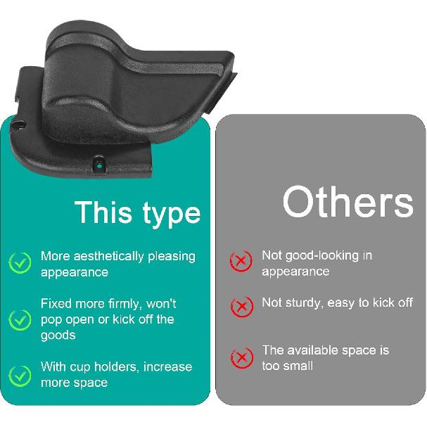 4PCS Front And Rear Door Storage Pockets For Jeep Wrangler JK Accessories 2011-2018 For Jeep JK Accessories 2/4 Door For Jeep Wrangler Accessories