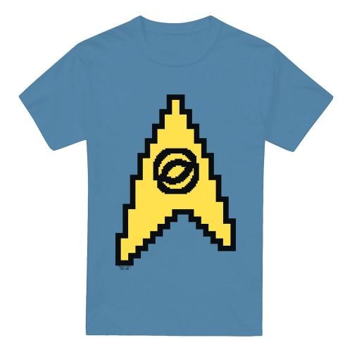 STAR TREK Mens Science 8-Bit T-Shirt
