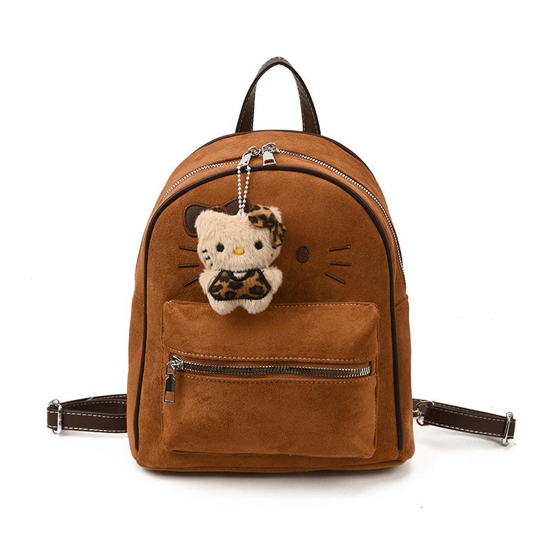 Cartoon Anime Boys And Girls Backpack Cute Cat Pendant Baby Schoolbag Children S Backpack