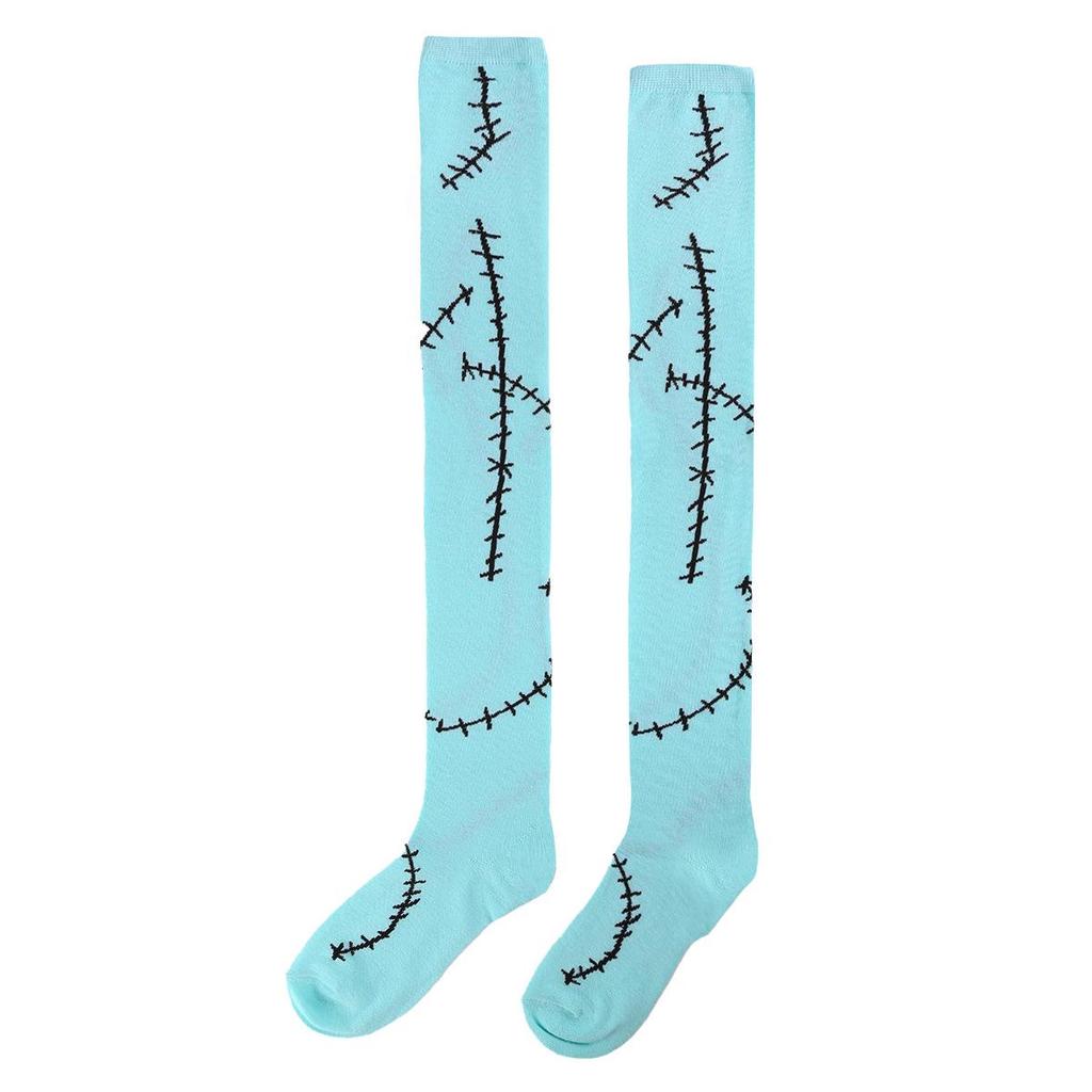 Sally Costume Accessories Set: Gloves & Socks for Halloween Role Play from The Nightmare Before Christmas