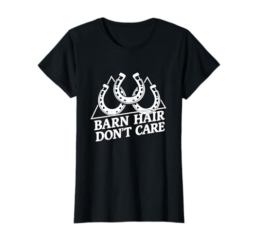 Horse riding hair is also my style. Horse riding girl design T-shirt