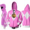 Mighty Morphin Power Rangers Cosplay 3d Printing Hoodie With Premium Quality