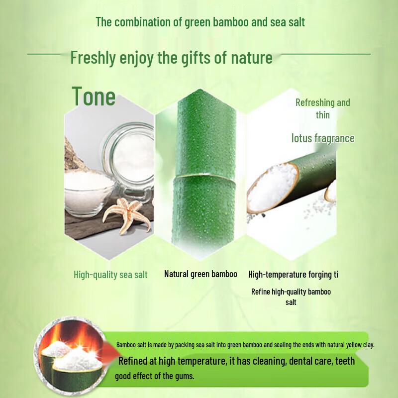 Sakol Bamboo Crystal Salt Toothpaste