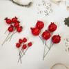 20 Stück Plastik Mini Hausdekoration Blume Weihnachten Gemüse Künstliche Frucht Hochzeitsdekoration Simulation Beeren Fake Granatapfel