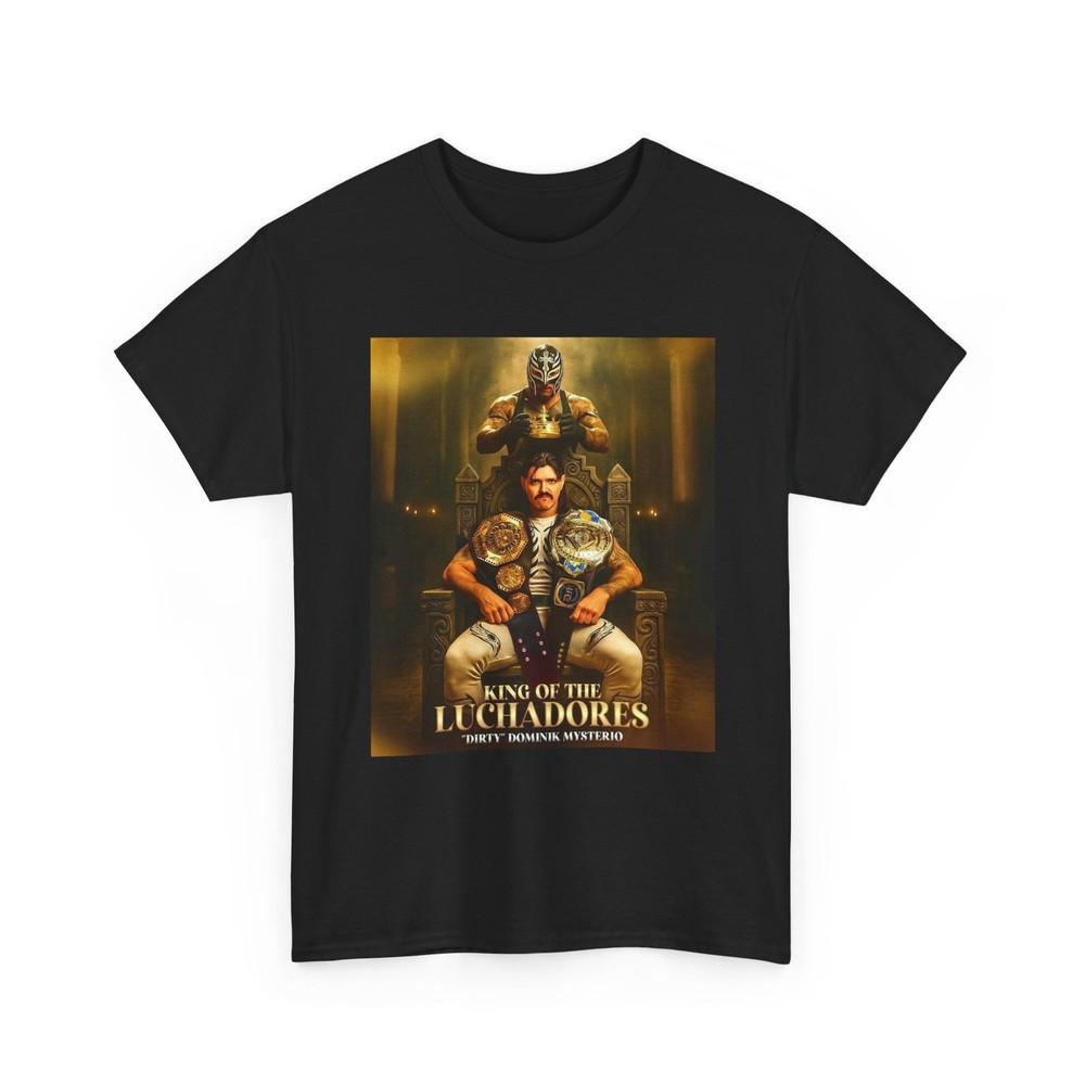 King of the Luchadors T-Shirt, Dirty Dom Tee, Vintage Style Shirt, Rey Mysterio
