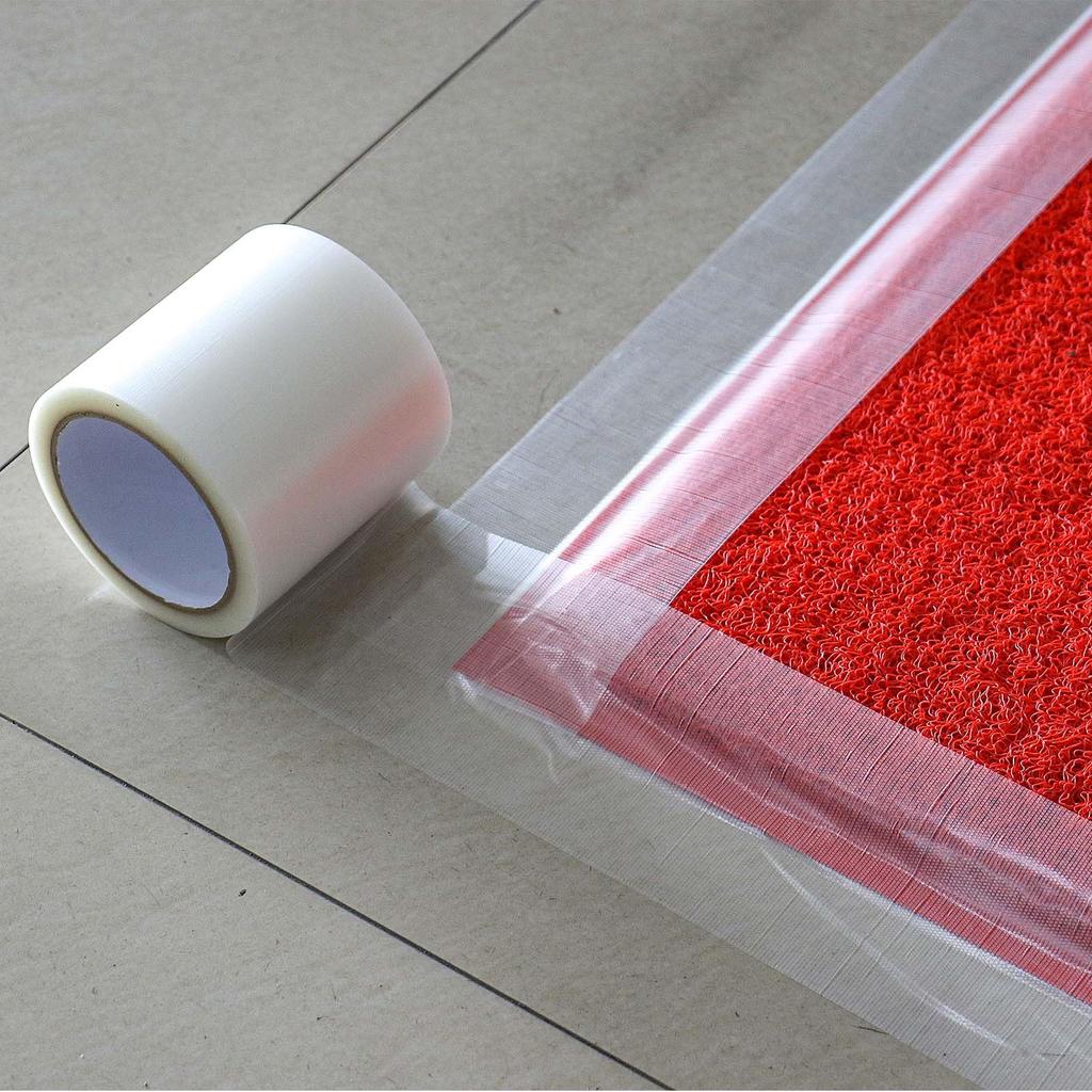 BOMEI PACK Clear Coating and Construction Protection Tape 100mm x 25m 1 Roll