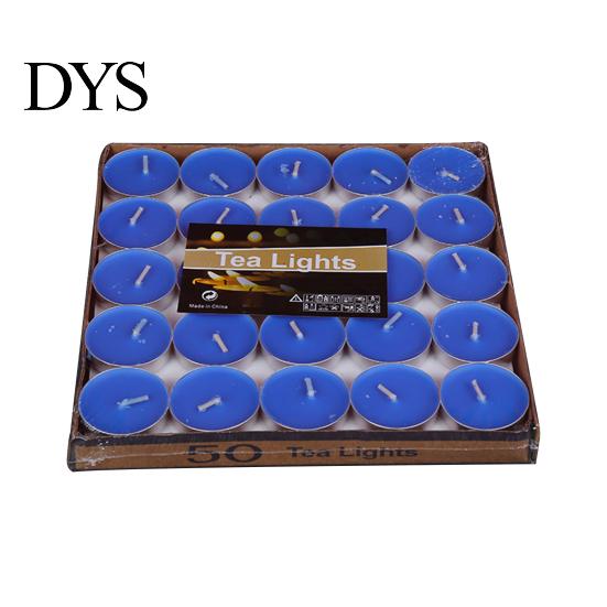 Tea Candle 50Pcs Smokeless Round/Heart Shape Flickering Birthday Mini Desktop Atmospheres for Party Wax