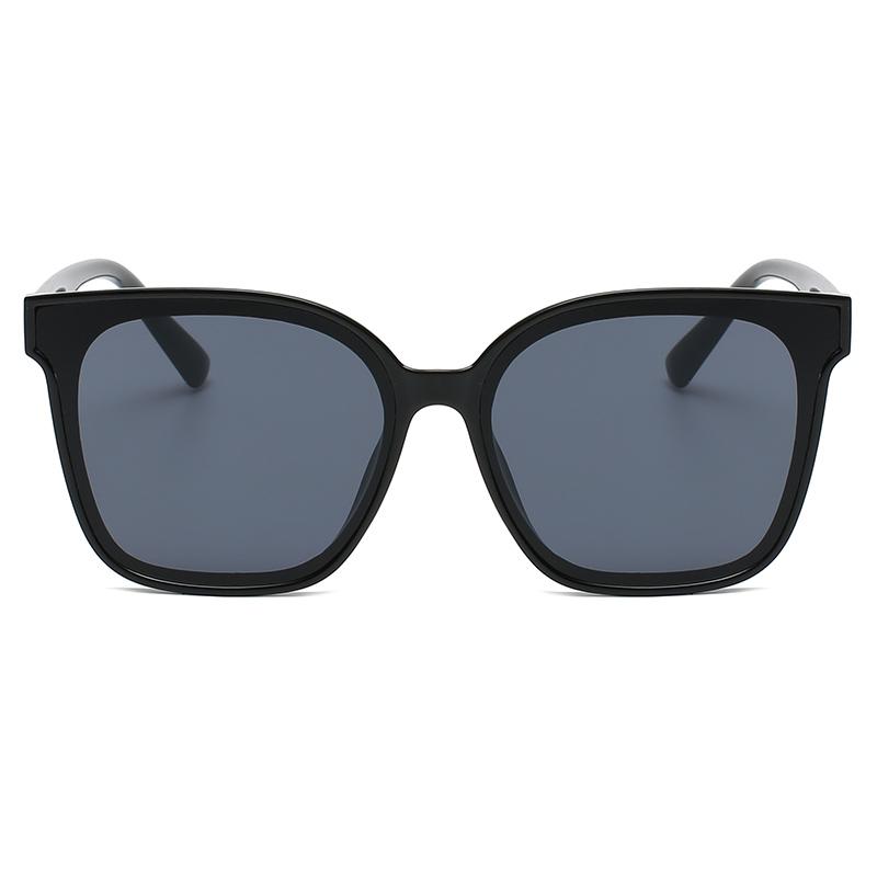 4pcs Large Frame Cat Eye Sunglasses Retro Gradient Square Lens Oversize Cycling Sun Glasses Women  Shades Vintage Eyewear UV400