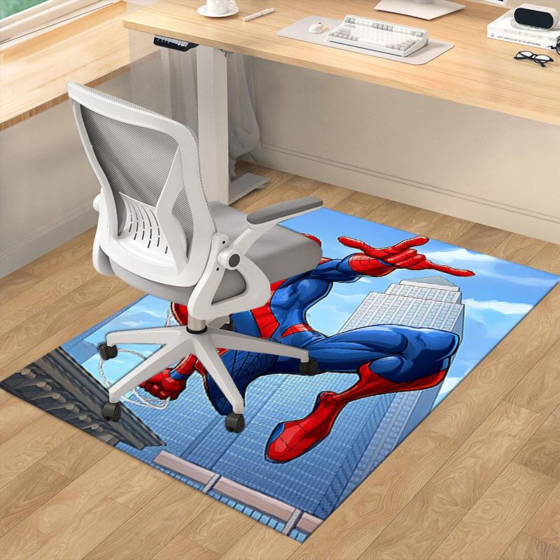 Spiderman Action Carpet For Playroom Bedroom Living Room Sofa Home Decorkids Game Area Rug Nonslip Floor Mat