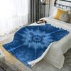 Tie-Dye Pattern Blanket Microfiber Flannel Cover Blanket Bedroom Living Room Sofa Soft And Comfortable Home Decoration