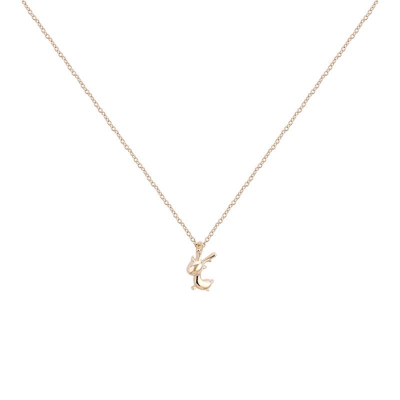 S925 Sterling Silver Deer Necklace – Trendy, High-End, Versatile Clavicle Pendant for Women