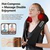 Electric Shiatsu Neck and Shoulder Massager with Heat Function Deep Kneading Massage for Muscle Relaxation and Pain Relief Portable Design