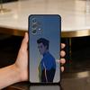 Cool I-Invincible Art Soft Silicone Black Cover Phone Case For Samsung Galaxy A73,A72,A71,A70,A53,A52,A51