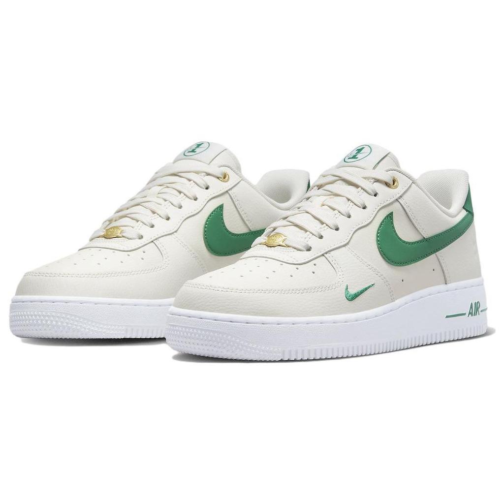 Nike Air Force 1 07 SE 40th Anniversary - Sail Malachite Women Sneakers Cream White Metallic-Gold DQ7582-101