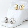 Mori Style Silver Needle Earrings: Unique Design, High-End Silver & Gold Bean Earrings for Women