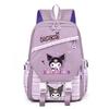 Cool Lomi Kuromi Backpack Student Schoolbag Anime Cartoon Print Junior High School High School Large Capacity Schoolbag