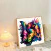 Rhinestone Painting Butterfly 5D Embroidery Full Drill Shiny Rhinestone Colorful DIY Art Crafts Handwork Wall Decoration