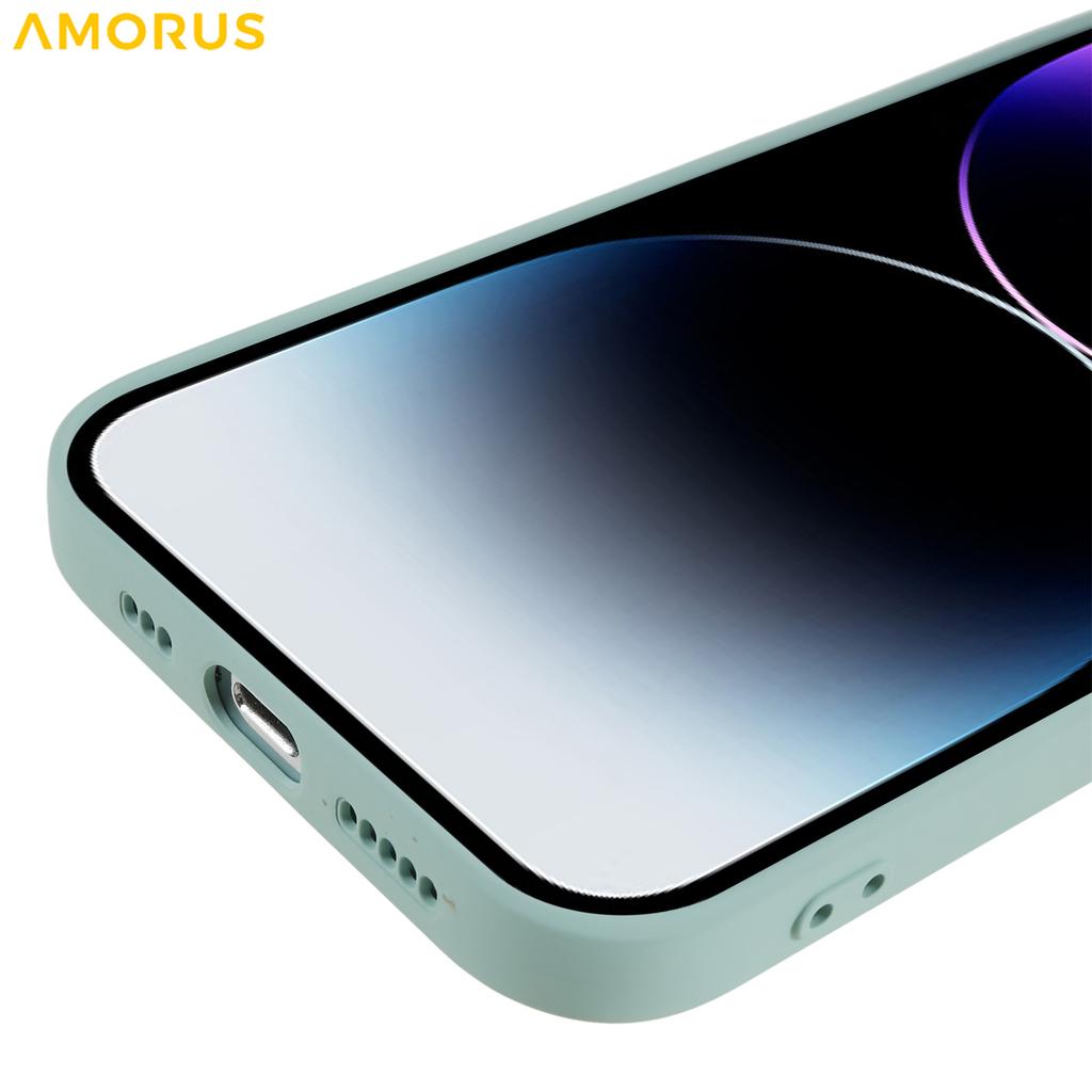 For iPhone 15 Pro Max Case Precise Cutouts TPU Fiber Lining Shockproof Phone Cover