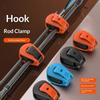 2/4Pcs Fishing Rod Holder Fixer Clip Fishing Pole Holder Compact Design Fishing Rod Fixer Fishing Rod Holder