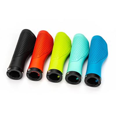 ZTTO Bike Handlebar Grips Bicycle AntiSlip Rubber Grips Aluminum Lock-on Ergonomic Handle End Grips