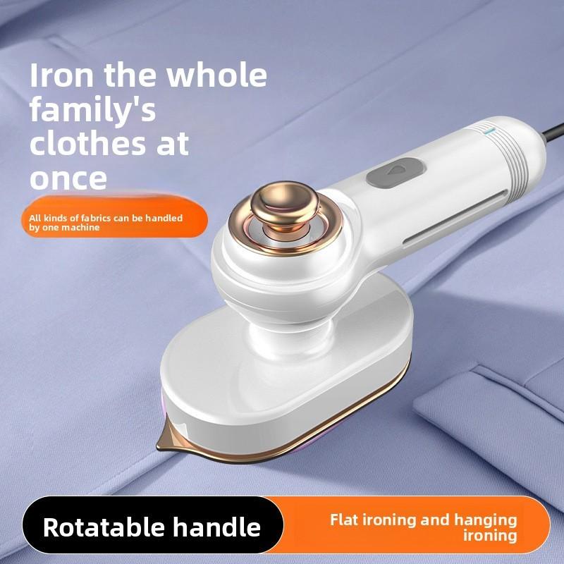 Portable Dry And Wet Handheld Steamer With Rotating Foldable Design For Home Use