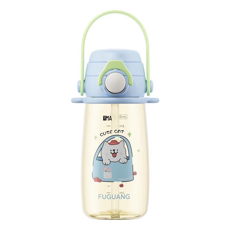 Fuguang PPSU Children s Dual-Use Straw Water Bottle 540ml