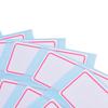 Self Adhesive Label 12Sheets Blank Sticker Note Bar Sticky Writable Name Sticker