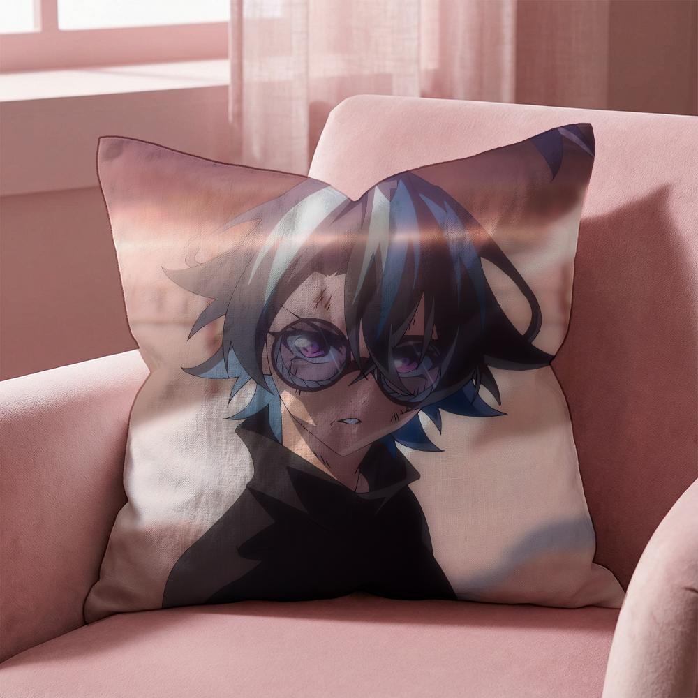 Wistoria Wand and Sword Cushion Cover Multi-Scene Pillow Cover for Home & Car - Reversible, Soft & Durable for Daily Use