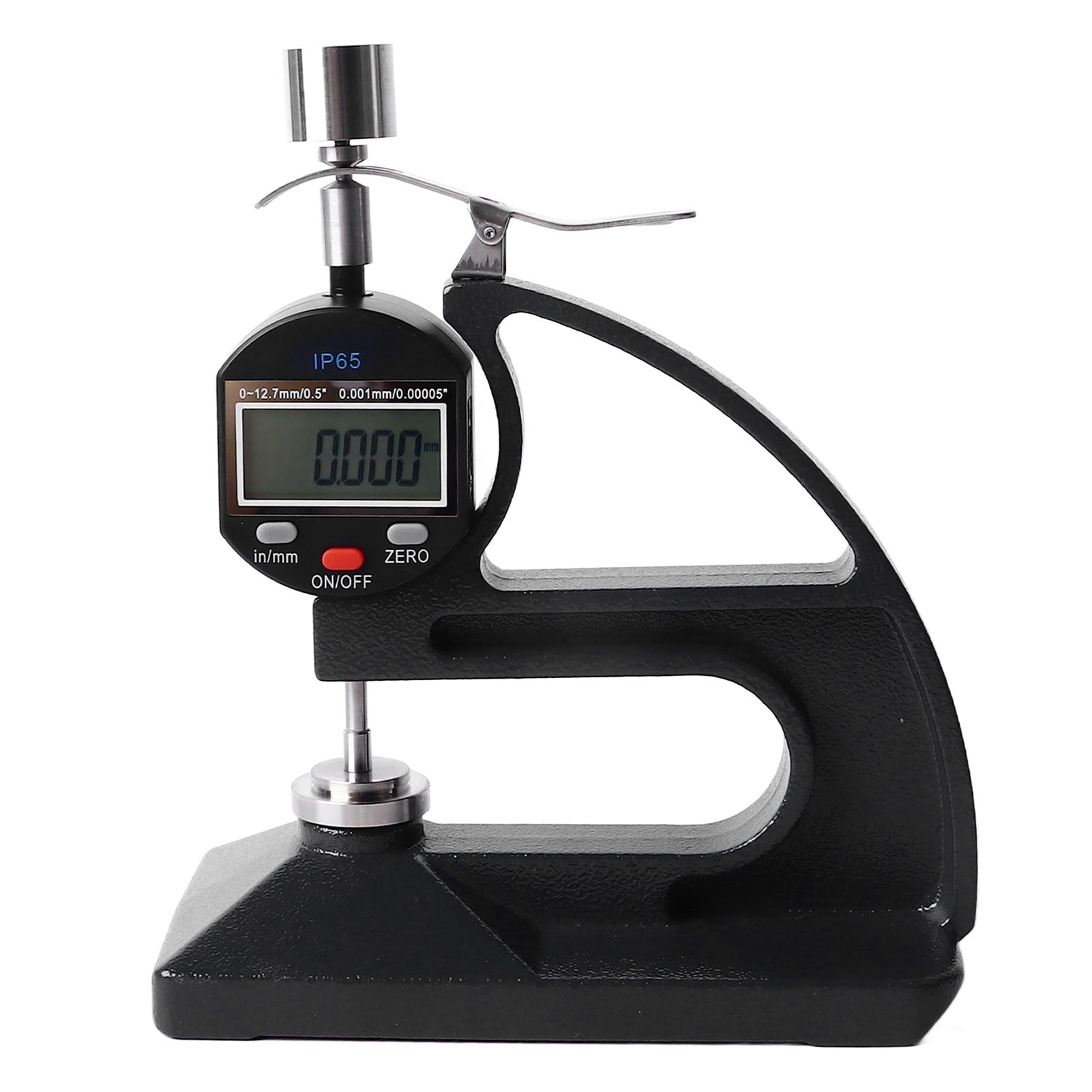 

Digital Thickness Gauge IP65 Waterproof 0.001mm 0.00005in Resolution 0 to 12.7mm Thickness Measuring Tool