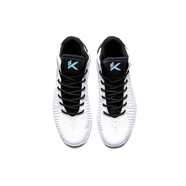 New Anta KT3 Thompson Cushioning Anti Slip And Wear Resistant High Top Basketball Shoes Men's White Black 11741105-9