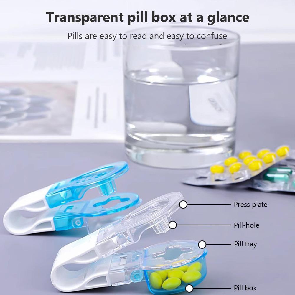 Portable Pill Taker Remover, Pill Organizer Pill Boxes Assistance Tool Tablets Pill Popper For Blister Packs, Portable Pill Taker, Portable Travel Pil