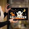 1pc 8x12 Inch Halloween Iron Wall Sign - Cute & Pumpkin 2D Flat Metal Decor with Retro Vintage Design, Durable Hanging Plaque