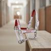 Pferdehalfter Verstärktes Synthetikleder Gepolsterte Trense für Reiter, Stall, Training Whitered