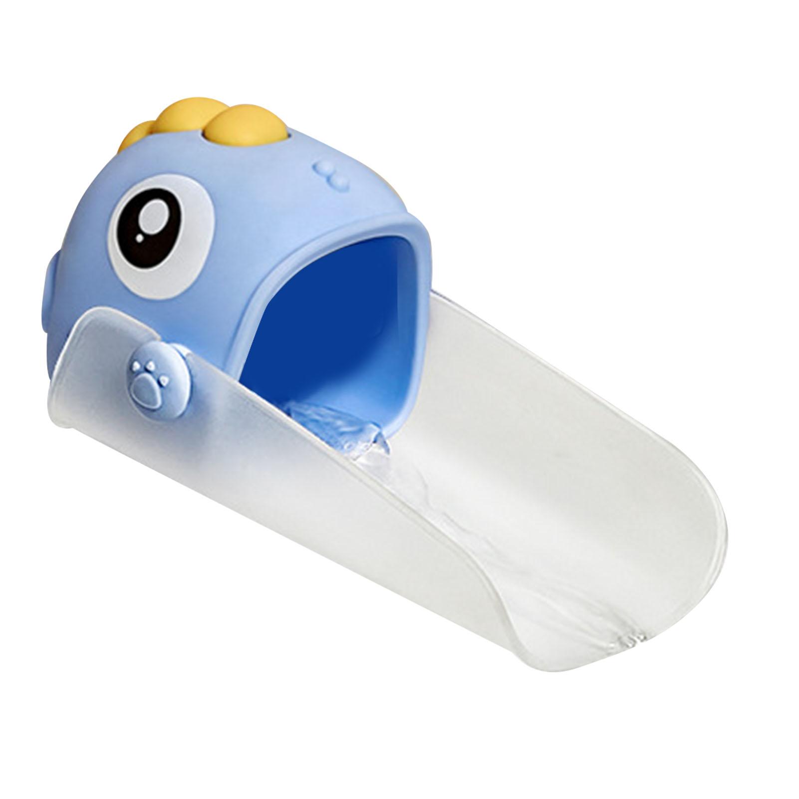 

Toddler Faucet Extender Safe Fun Hand Washing Dinosaur Shape Sink Spout Tub Extender for Kitchen синий
